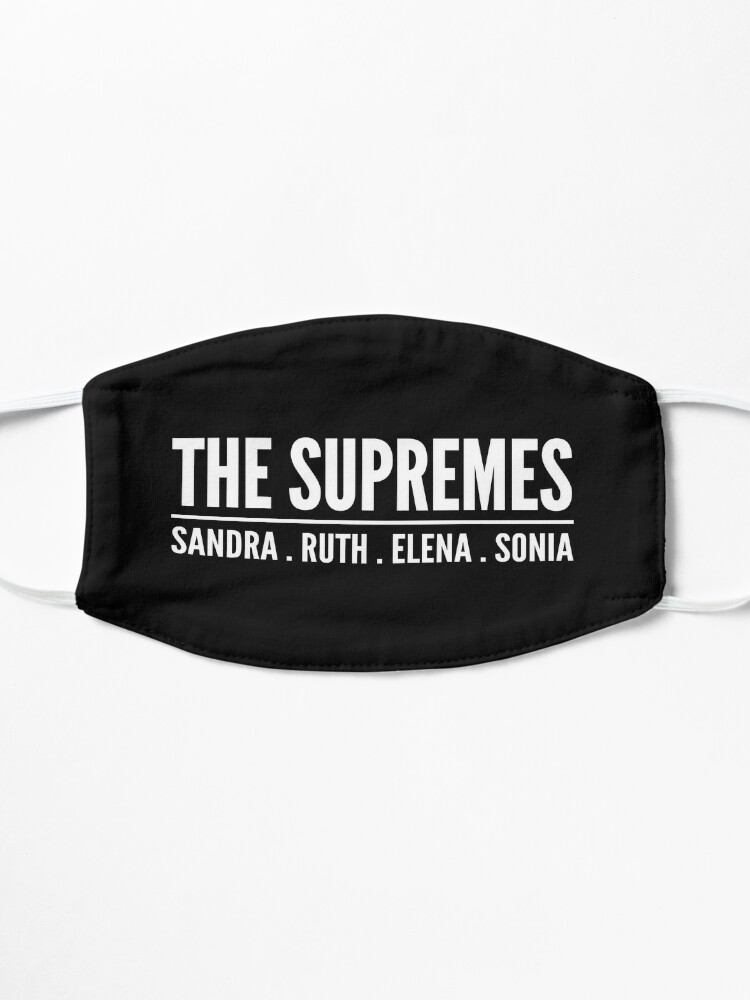THE SUPREMES Supreme Court RBG Sotomayor Kagan Meme  Mask for
