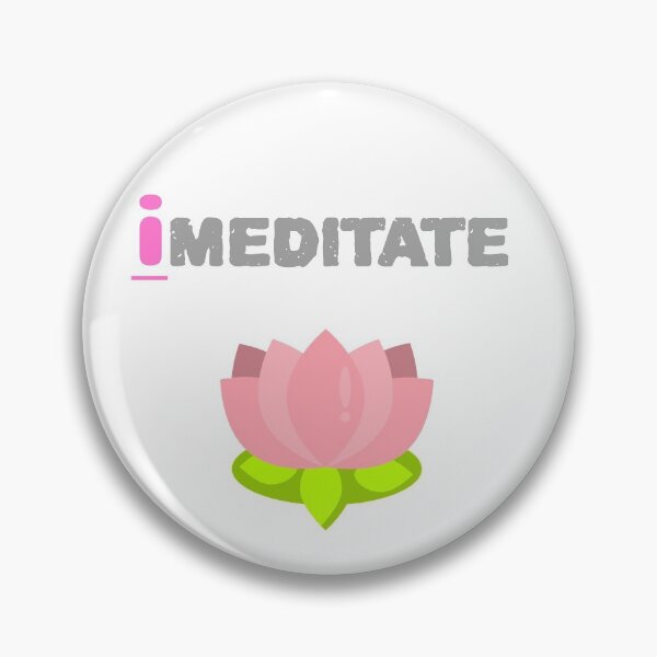 Item preview, I meditate pink lotus flower designed and sold by spiritual-tee.