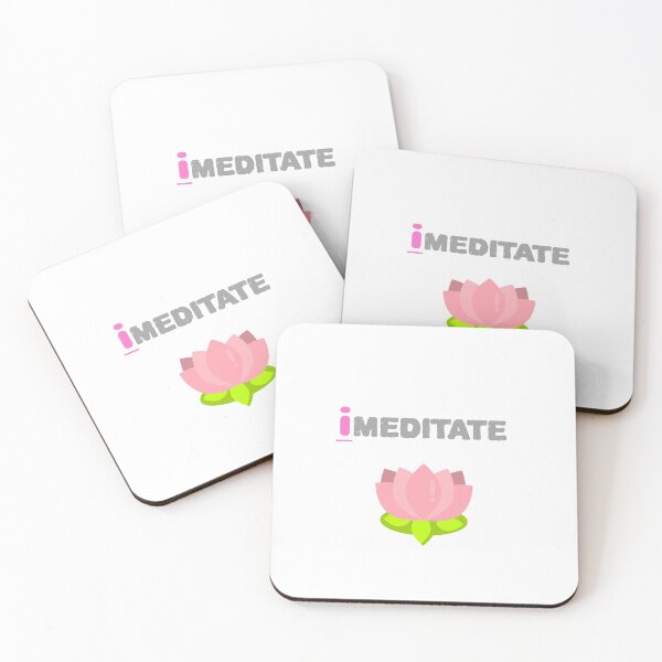Item preview, I meditate pink lotus flower designed and sold by spiritual-tee.
