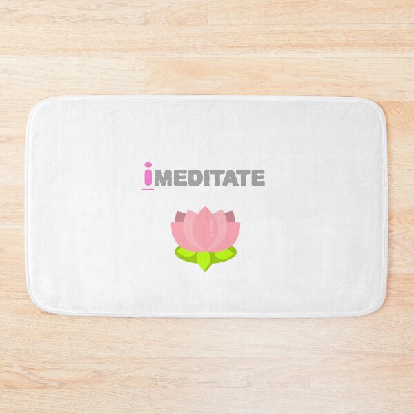 Item preview, I meditate pink lotus flower designed and sold by spiritual-tee.