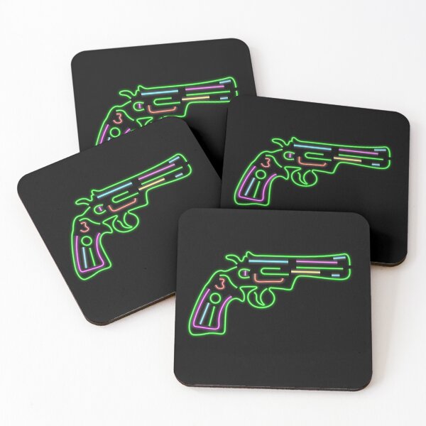 Item preview, Neon gun. Design for black t-shirts. designed and sold by Galina Kostyaeva.