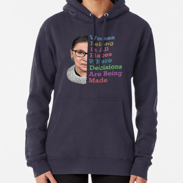 Frauen gehören überall hin, wo Entscheidungen getroffen werden Hoodie
