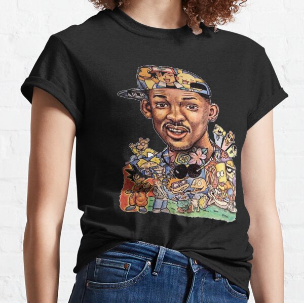 90er Jahre Retro Vintage Will Smith, Will Smith Schauspieler, Will Smith T-Shirt, Geschenk für Fans, Geschenk T-Shirt für Frauen, Kinder, Erwachsene Männer, Halloween-Tag, Thanksgiving, Weihnachten Classic T-Shirt