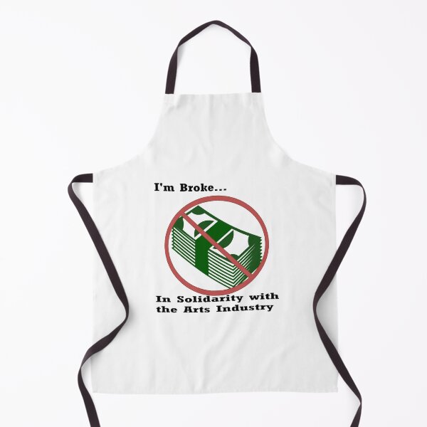 Item preview, Broke like an Artist designed and sold by PillowPuns.