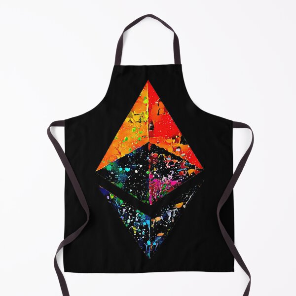Item preview, "Paint Splatter" ETH crypto, Ethereum logo.  designed and sold by PrintPit.
