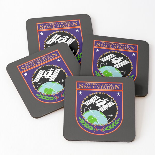 Item preview, International Space Station Logo designed and sold by quackynaut.