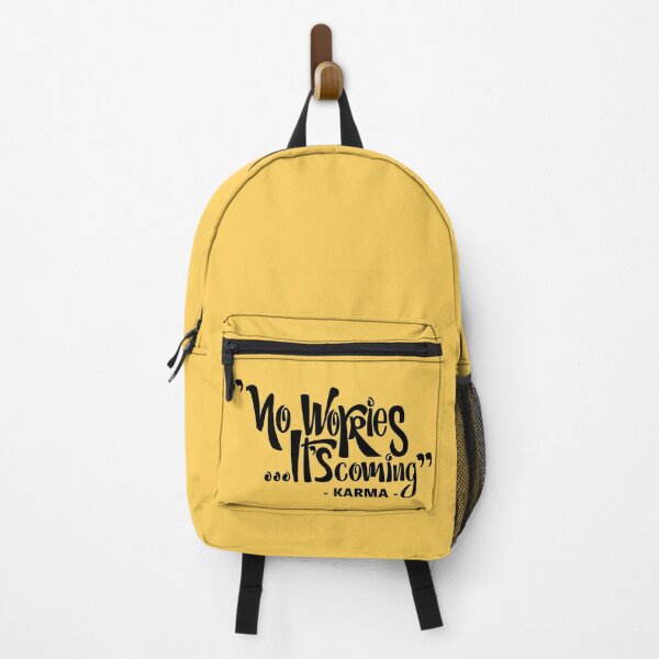 Item preview, "No Worries.... It's Coming" -karma- hand lettering illustration designed and sold by ZalinaKadyrova.