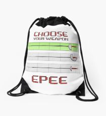 Choose your weapon - Epee Drawstring Bag