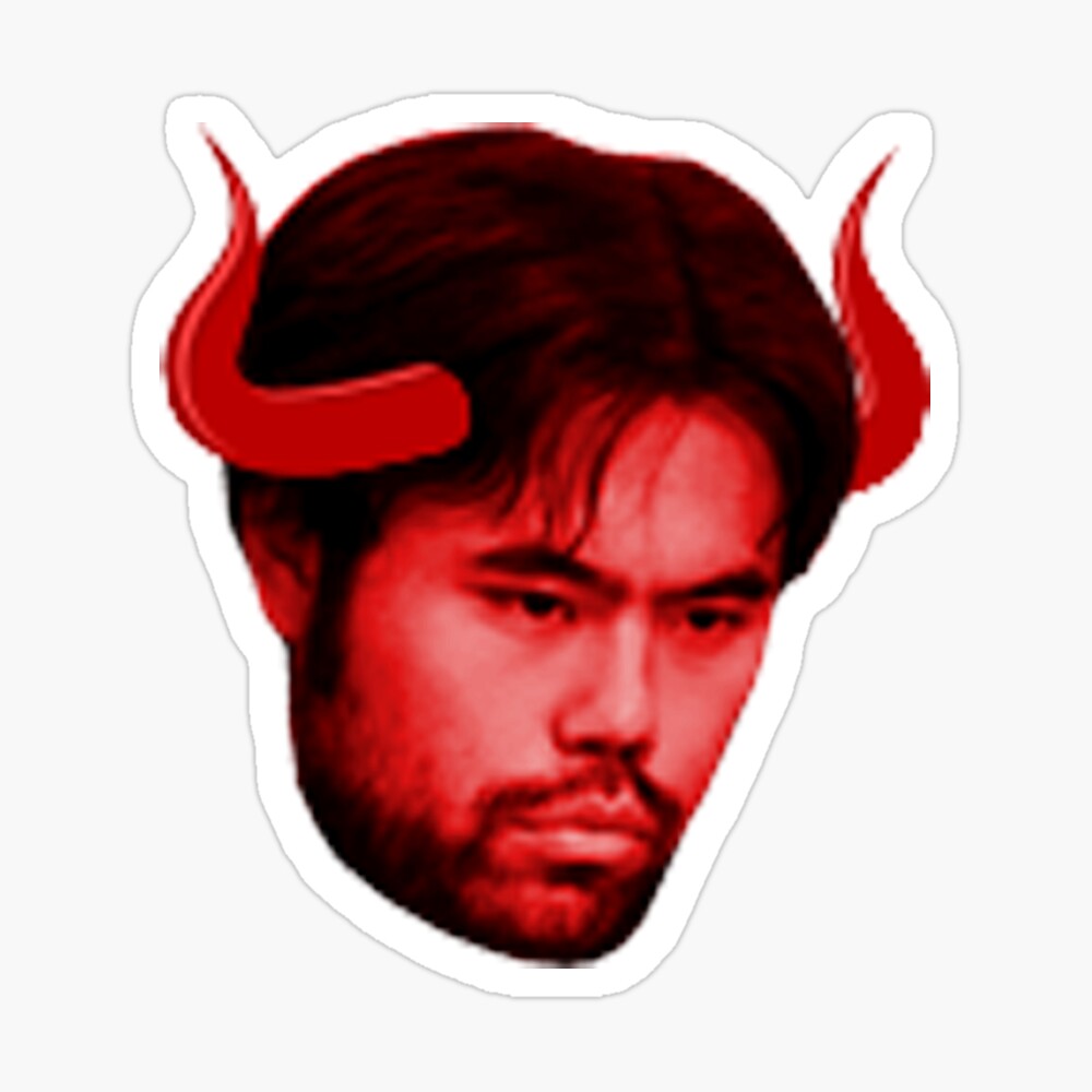 Hikaru Nakamura PogChamp sticker Sticker by LoveGalBlackTan