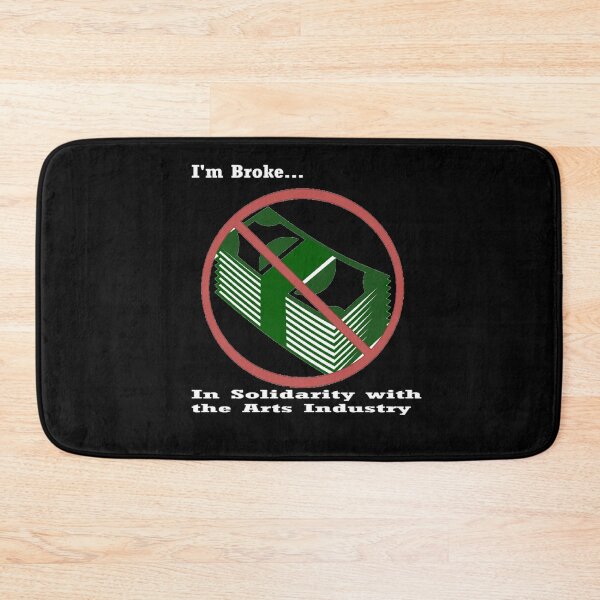 Item preview, Broke like an Artist designed and sold by PillowPuns.