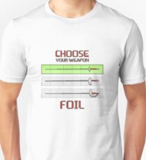 Wähle deine Waffe - Folie Slim Fit T-Shirt