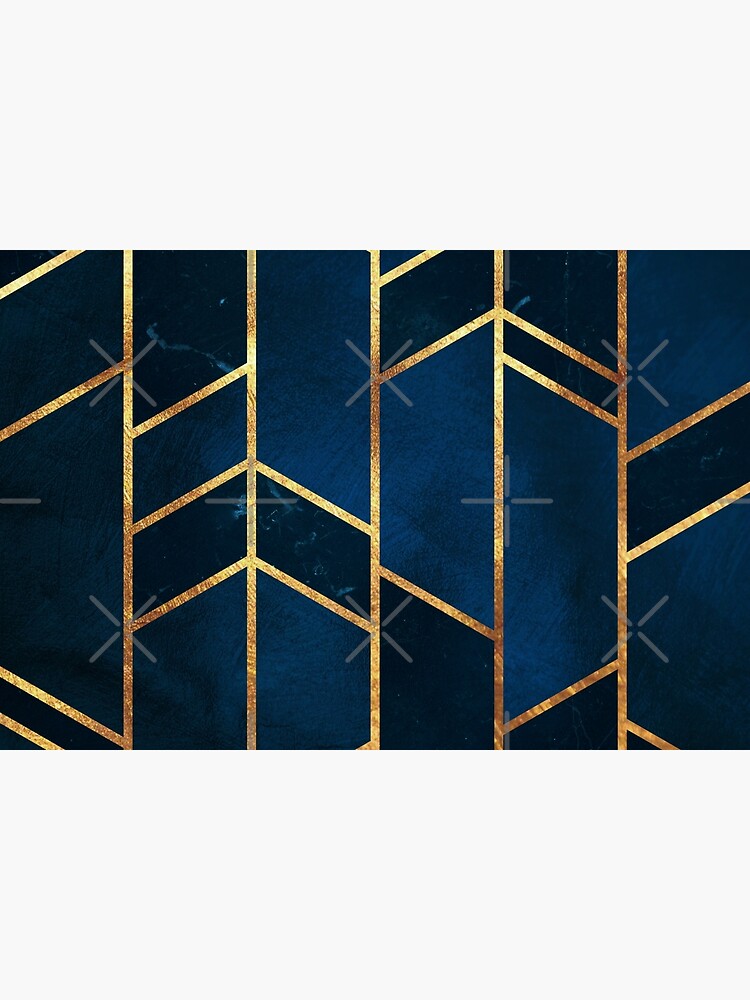 "Navy Gold Stone Geometric" Bath Mat for Sale by themadesigns Redbubble