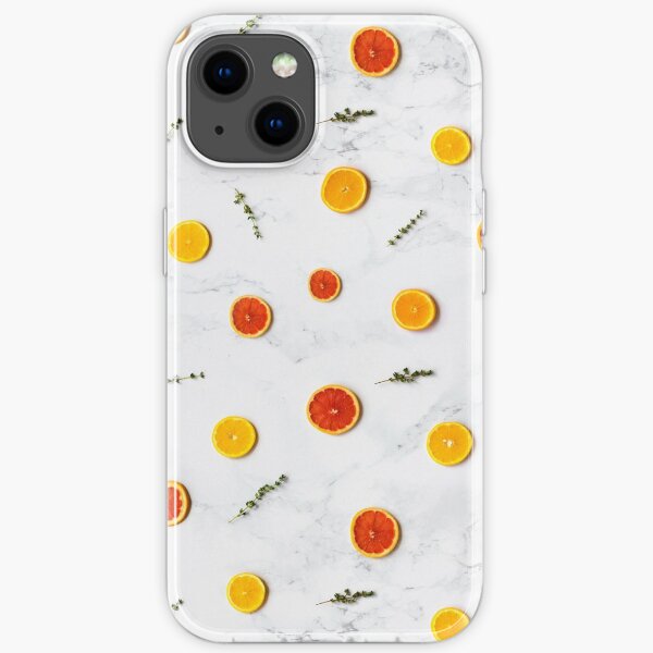Lime and orange iPhone Soft Case