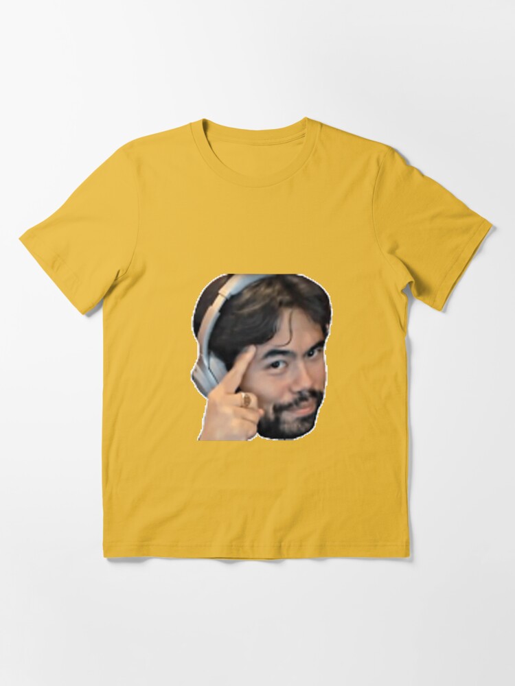 Hikaru Nakamura funny thinks face sticker Mask by LoveGalBlackTan