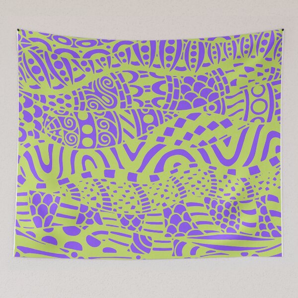 Item preview, Purple and green pattern designed and sold by EveTStore.