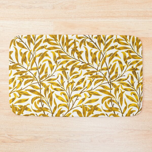Item preview, Leaves pattern mustard designed and sold by La Chic.