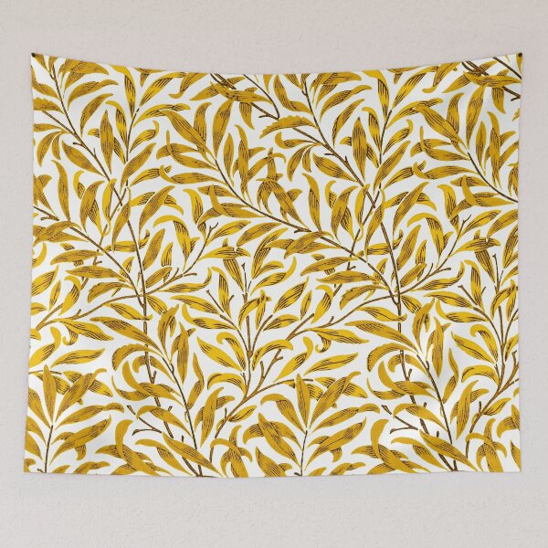 Item preview, Leaves pattern mustard designed and sold by La Chic.