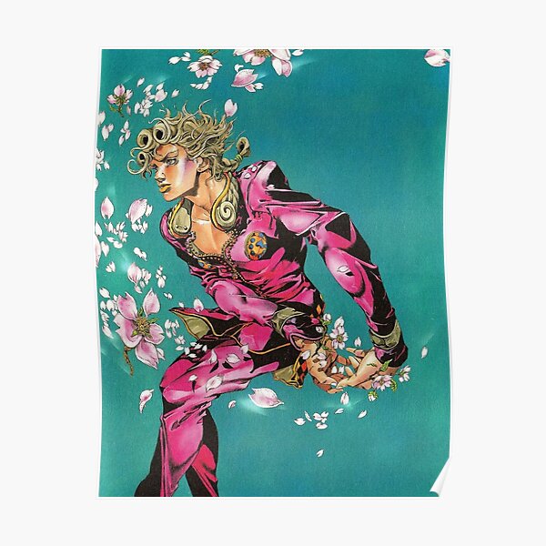 Fashion Flower Blue Poster