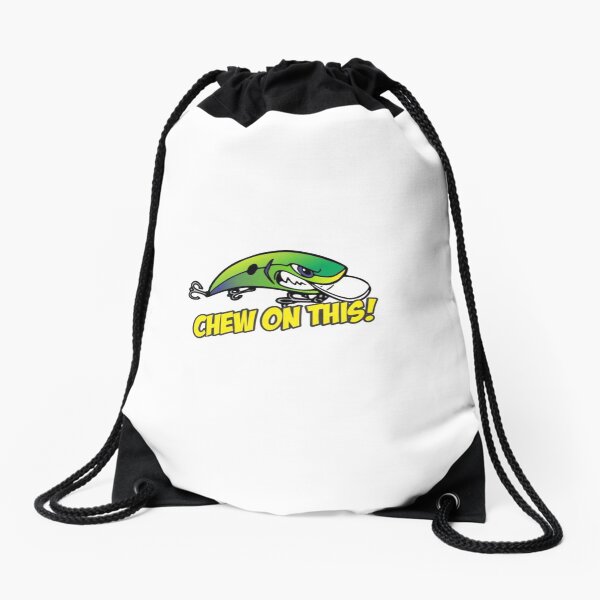 chew on this Drawstring Bag