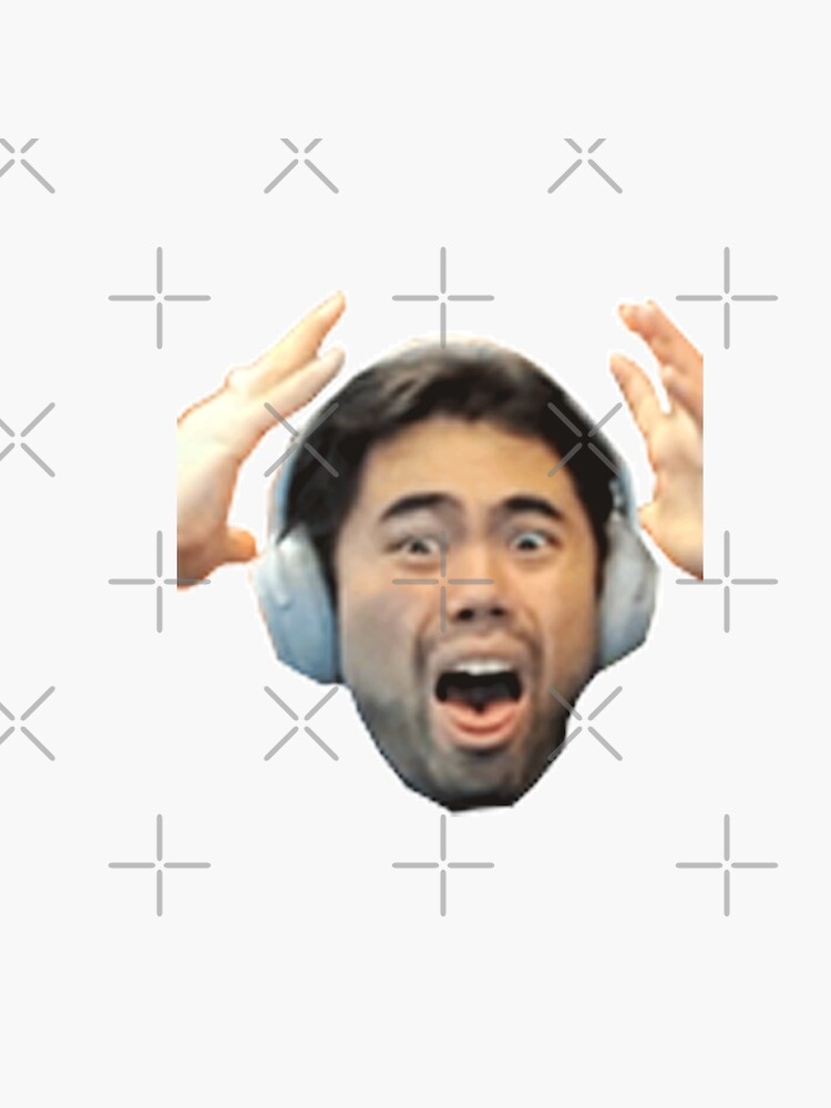 Hikaru Nakamura PogChamp sticker Sticker by LoveGalBlackTan