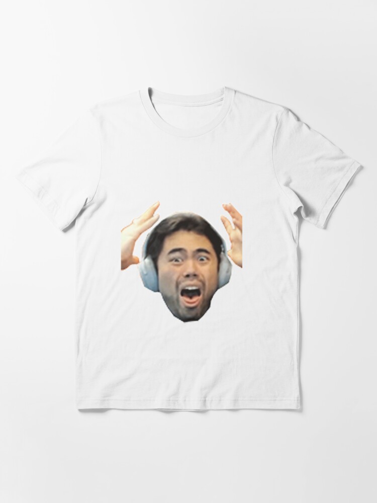 Hikaru Nakamura Nakamuraree emote Essential T-Shirt by LoveGalBlackTan