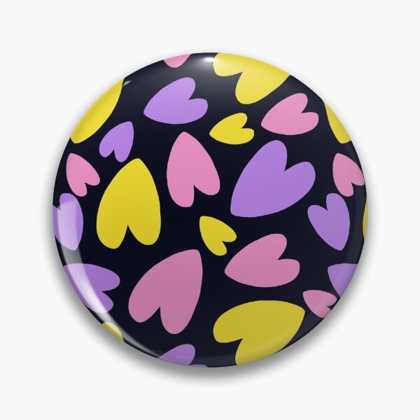 Item preview, Love and Hope - Pink, Yellow and Purple Hearts designed and sold by madtoyman.