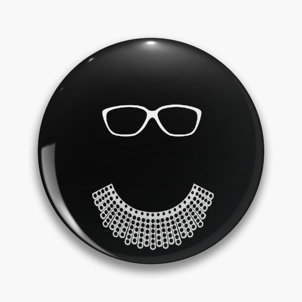 Item preview, Ruth Bader Ginsburg Glasses and Dissent collar designed and sold by ReluctantChickn.