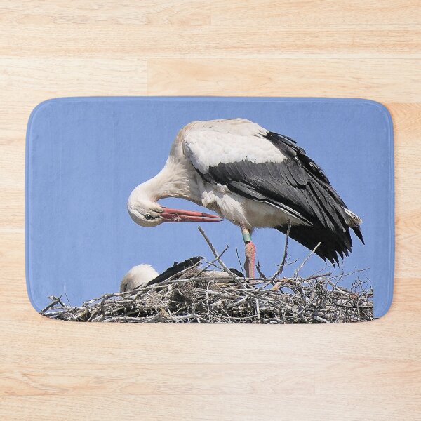 Item preview, r2420/ site ornithologique-du-teich - Cigogne blanche,  2018 par Okaio Créations - Olavia-Olao  designed and sold by o.okaïo.