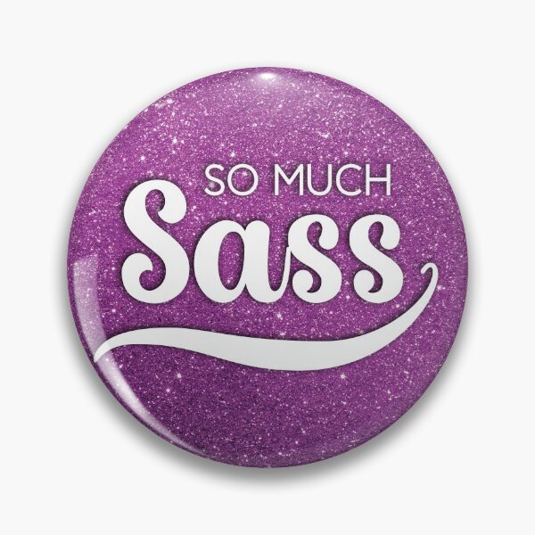 Item preview, So Much Sass - Pink Glitter Circle designed and sold by VicEllisArt.