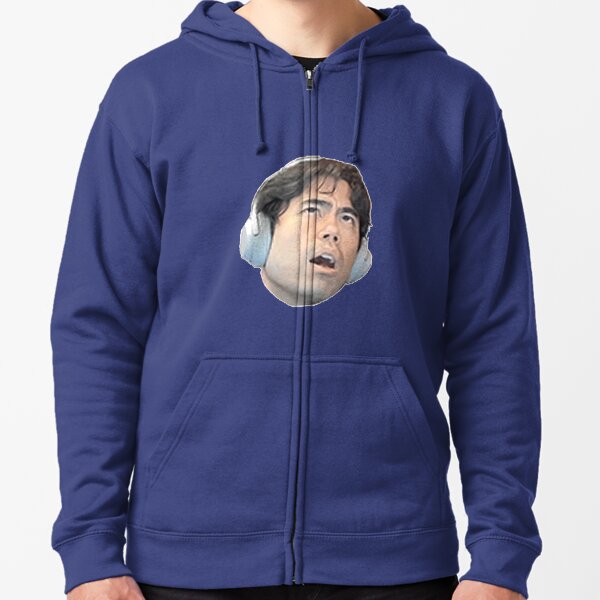 Hikaru Nakamura ceiling face sticker Pullover Hoodie by LoveGalBlackTan