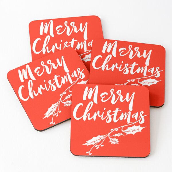 Item preview, Classic White Cursive Merry Christmas Holiday Design designed and sold by Mindsofcreation.