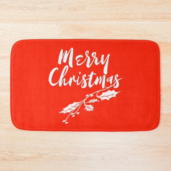 Item preview, Classic White Cursive Merry Christmas Holiday Design designed and sold by Mindsofcreation.