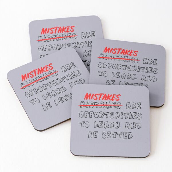 Item preview, Mistakes are opportunities to learn and be better. Motivational Quotes. designed and sold by TonsPOD.
