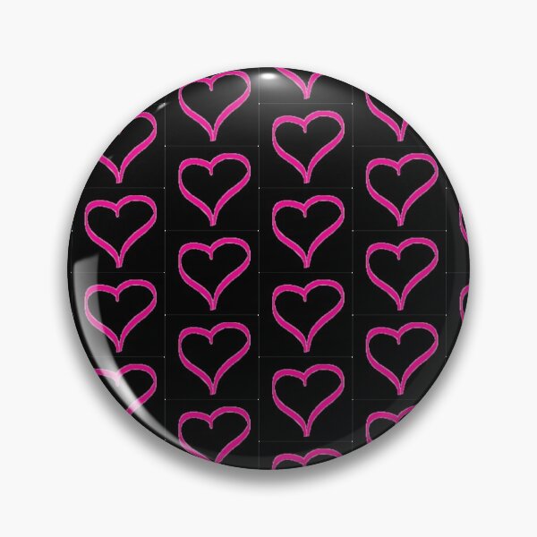Item preview, Simple Pink Heart On Black designed and sold by Nash260.