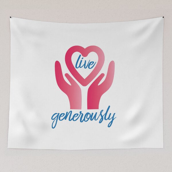 Item preview, Live generously hands designed and sold by Catcrea.