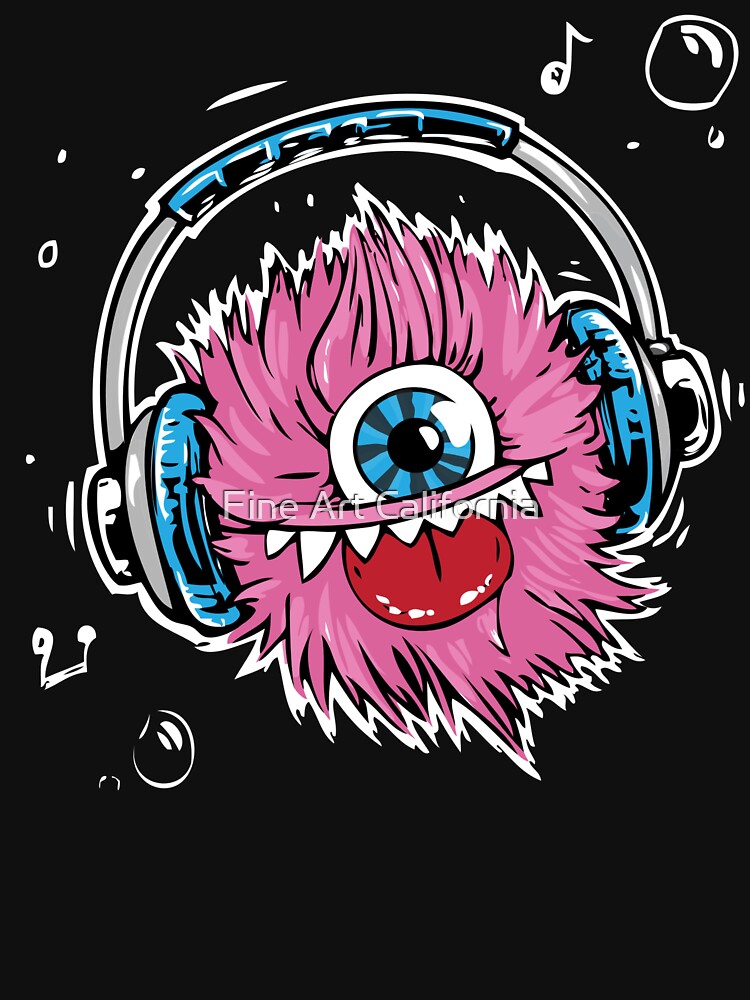 "monster headphone music" Active TShirt by sourav1993 Redbubble
