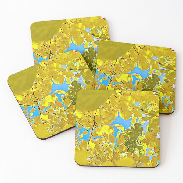 Item preview, Yellow leaves against blue sky designed and sold by JohnyDas.