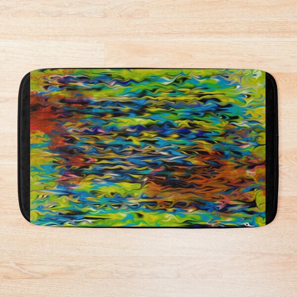 Item preview, multicolor abstraction watercolor splash designed and sold by NikaAstra.