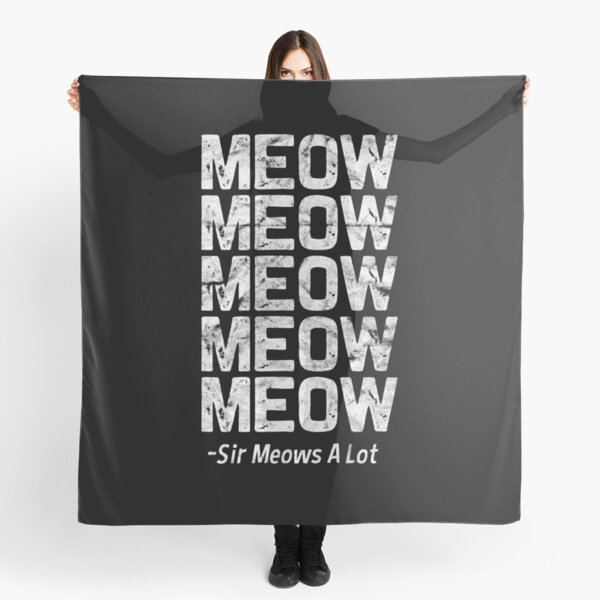 Roblox Cat Scarves Redbubble - roblox animation sir meows a lot gets heart surgery youtube