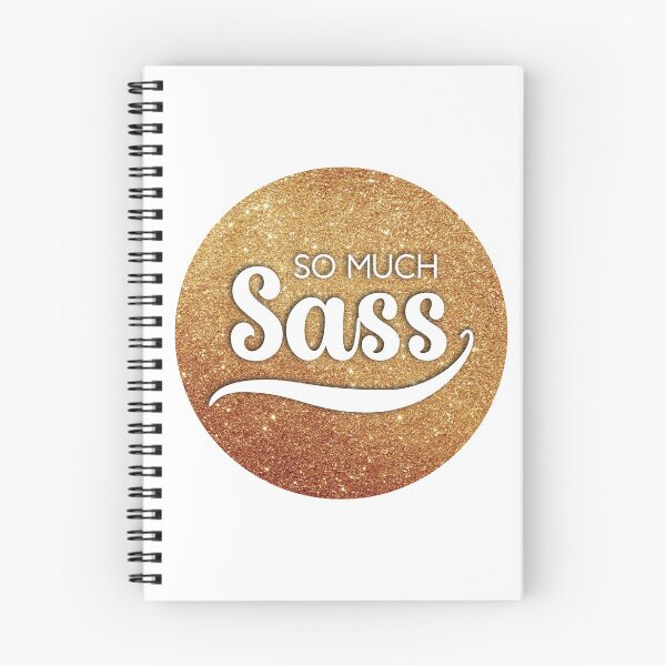 Item preview, So Much Sass - Gold Glitter Circle designed and sold by VicEllisArt.