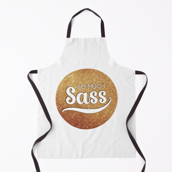 Item preview, So Much Sass - Gold Glitter Circle designed and sold by VicEllisArt.