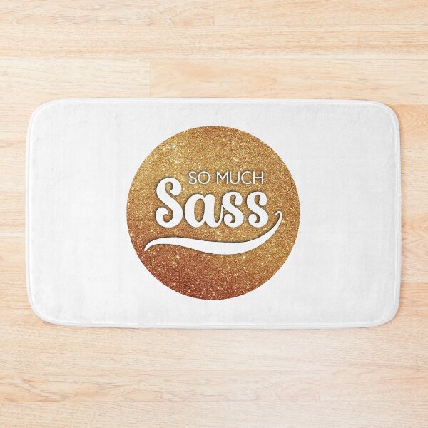 Item preview, So Much Sass - Gold Glitter Circle designed and sold by VicEllisArt.