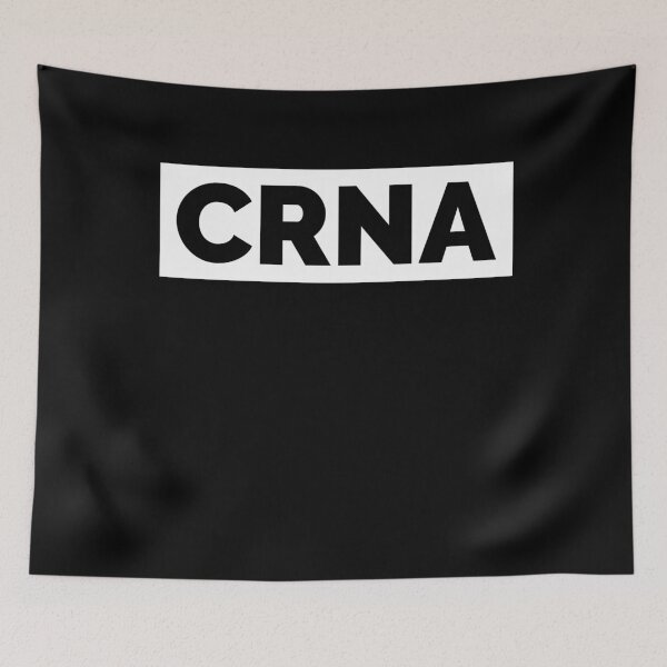 Item preview, CRNA Clean Text Nurse Anesthetist designed and sold by jacks-tees.