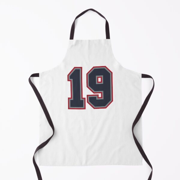 Item preview, 19 Navy Grey Red Sports Number Nineteen designed and sold by HelloFromAja.