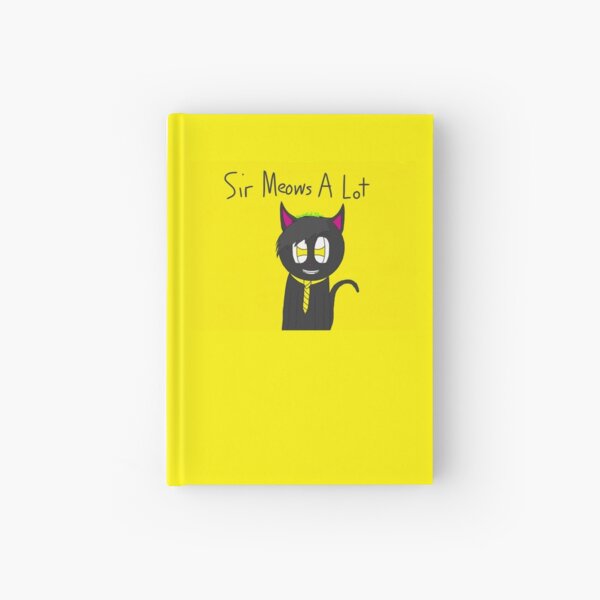 Meow Hardcover Journals Redbubble - pokemon sir meows alot in roblox