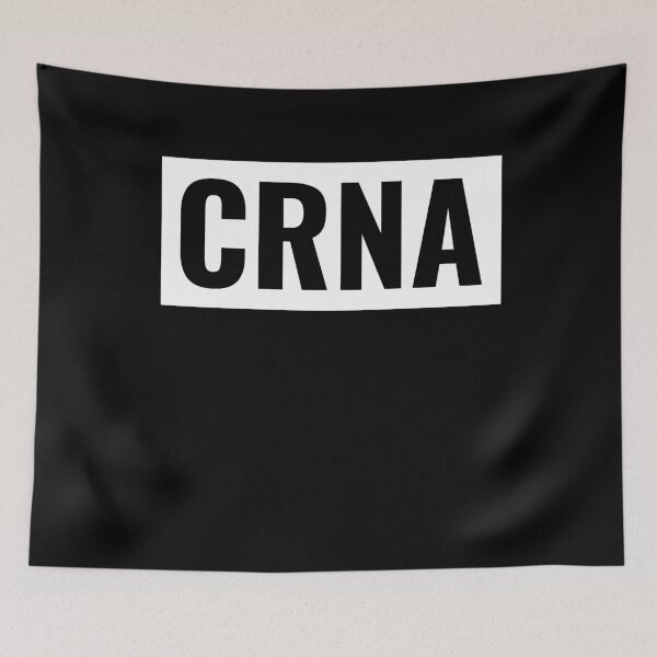 Item preview, CRNA Clean Text Nurse Anesthetist designed and sold by jacks-tees.
