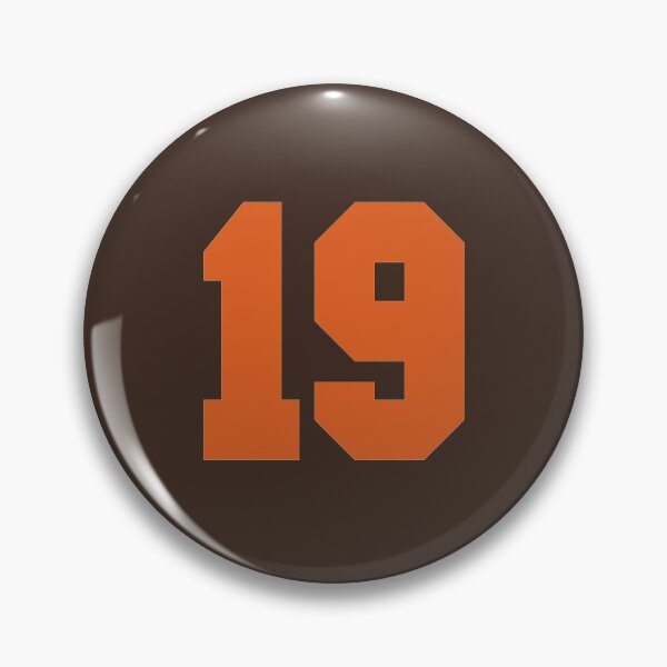 Item preview, 19 Number Cleveland Sports Nineteen Brown Jersey designed and sold by HelloFromAja.