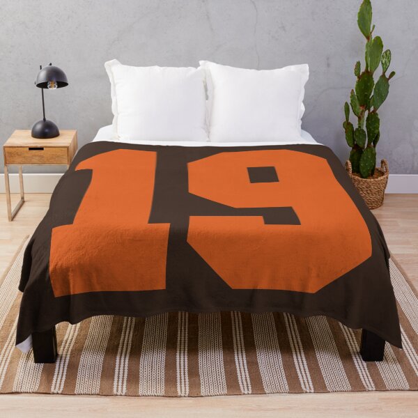Item preview, 19 Number Cleveland Sports Nineteen Brown Jersey designed and sold by HelloFromAja.