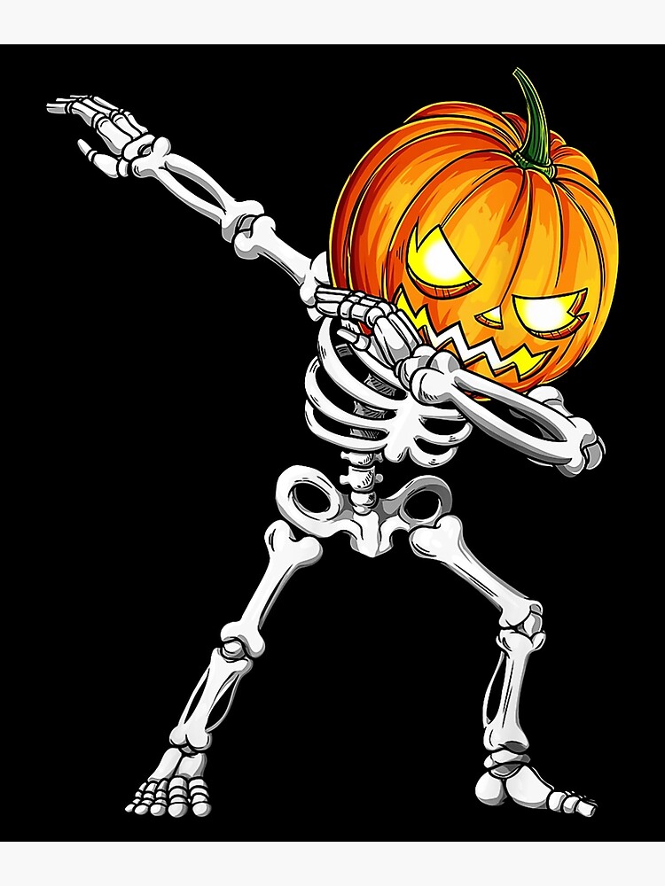  Dabbing Halloween Boys Skeleton Zombie Scary Pumpkin Mummy T- Shirt : Clothing, Shoes & Jewelry