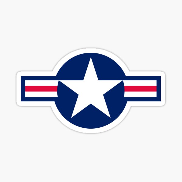 Roundel of the United States Air Force Sticker